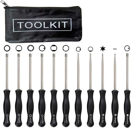 Lucky Seven eccentric carburetor tool for precise tuning on 2-cycle engines.