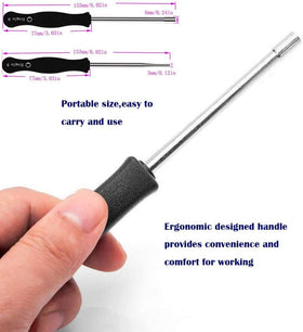 Lucky Seven Hexagon tool for secure carburetor adjustments on small engines.