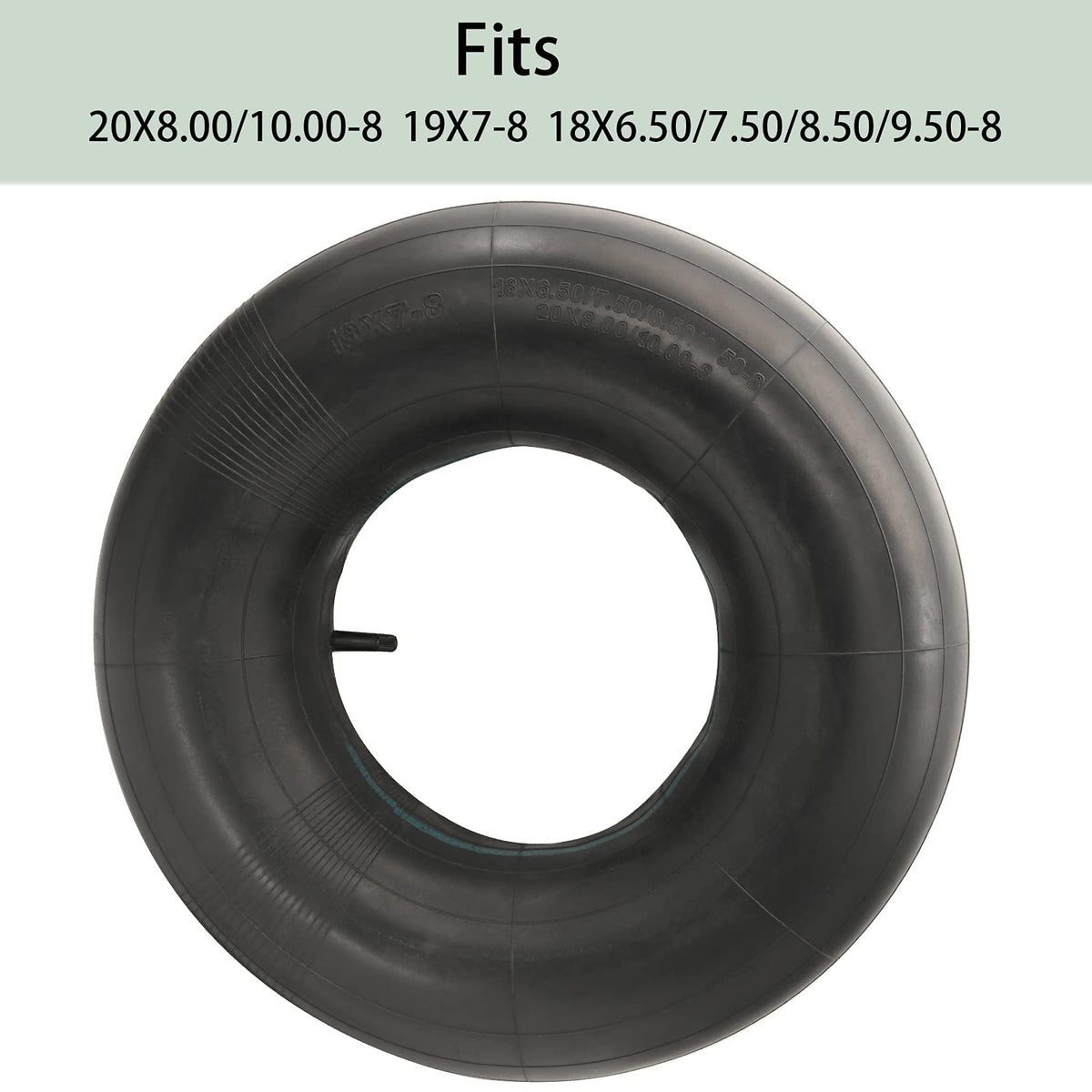 LuckySlycyc lawn mower inner tube with heavy-duty rubber durability.