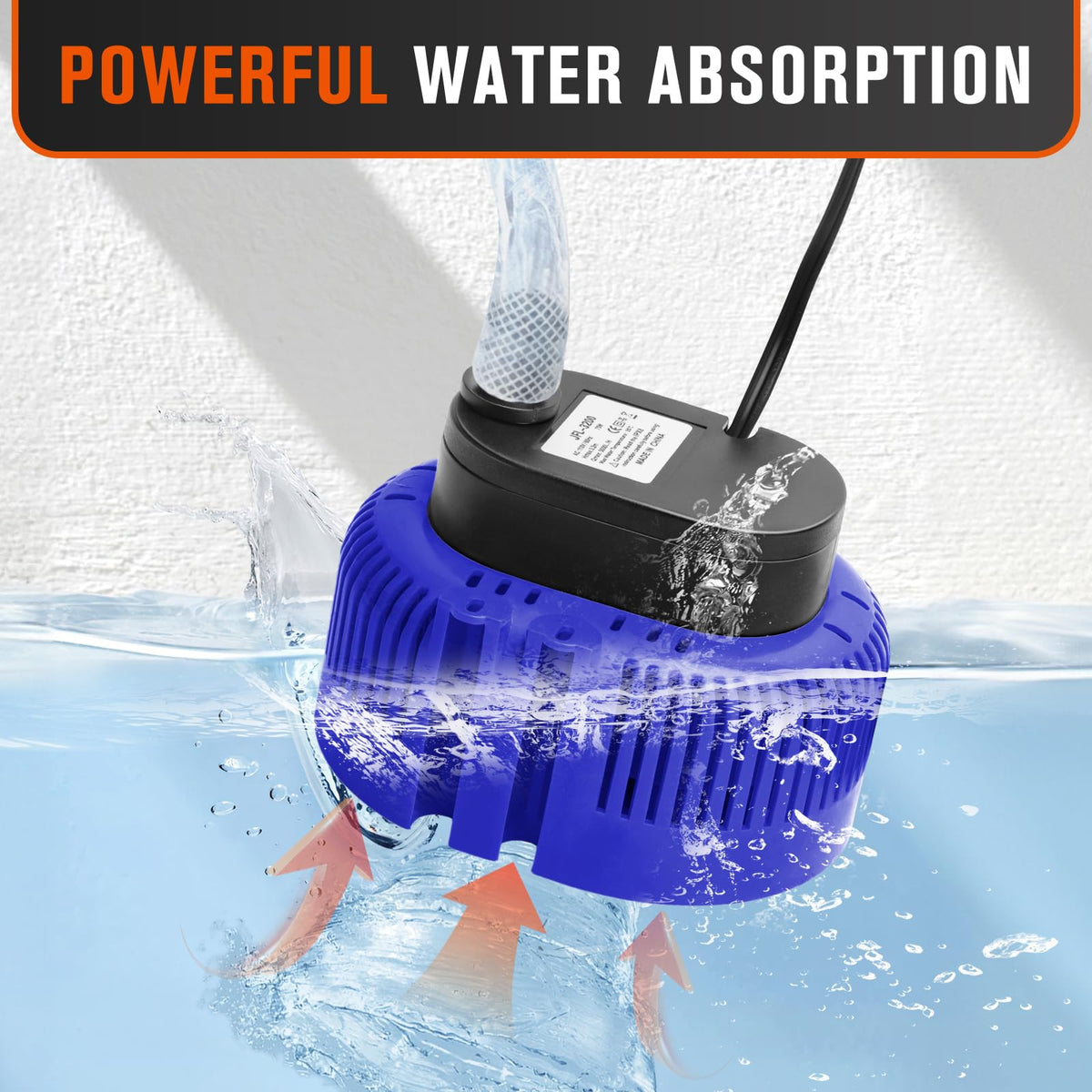 LuckySlycyc 25 ft power cord enables flexible placement.