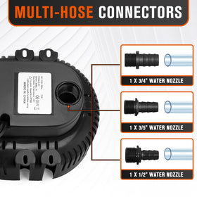 LuckySlycycyc pump with thermal protection for durable operation.