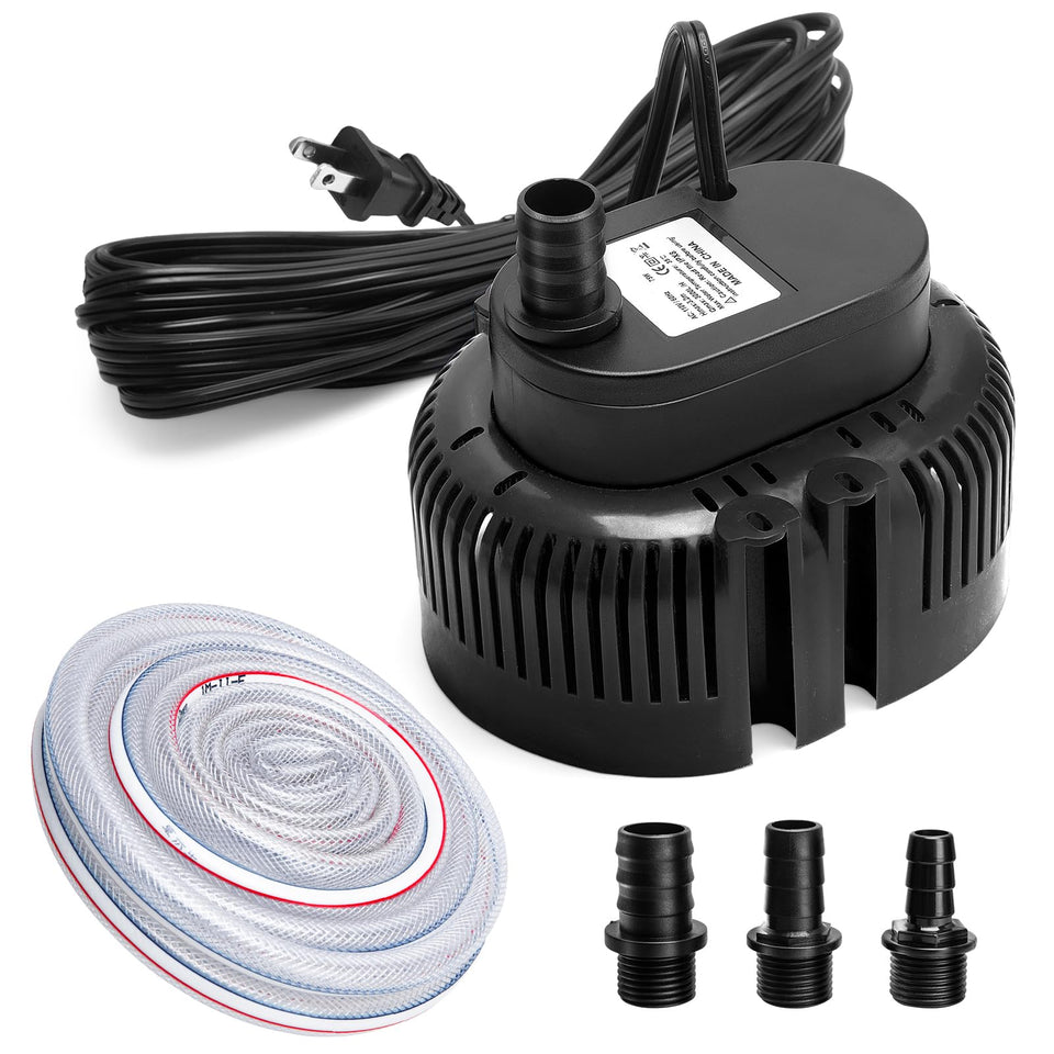 LuckySlycyc sump pump for pool covers drains water quickly and efficiently.