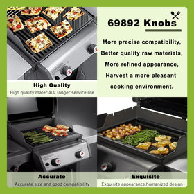 luclyyasys 69892 knob packaging — includes 2 replacement knobs for two control panels.