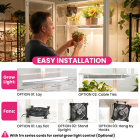 LUVCOSY 42-piece accessory kit for quick, tidy installation and organization.