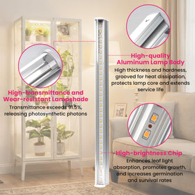 LUVCOSY indoor greenhouse cabinet setup enhances shelf organization and space use.