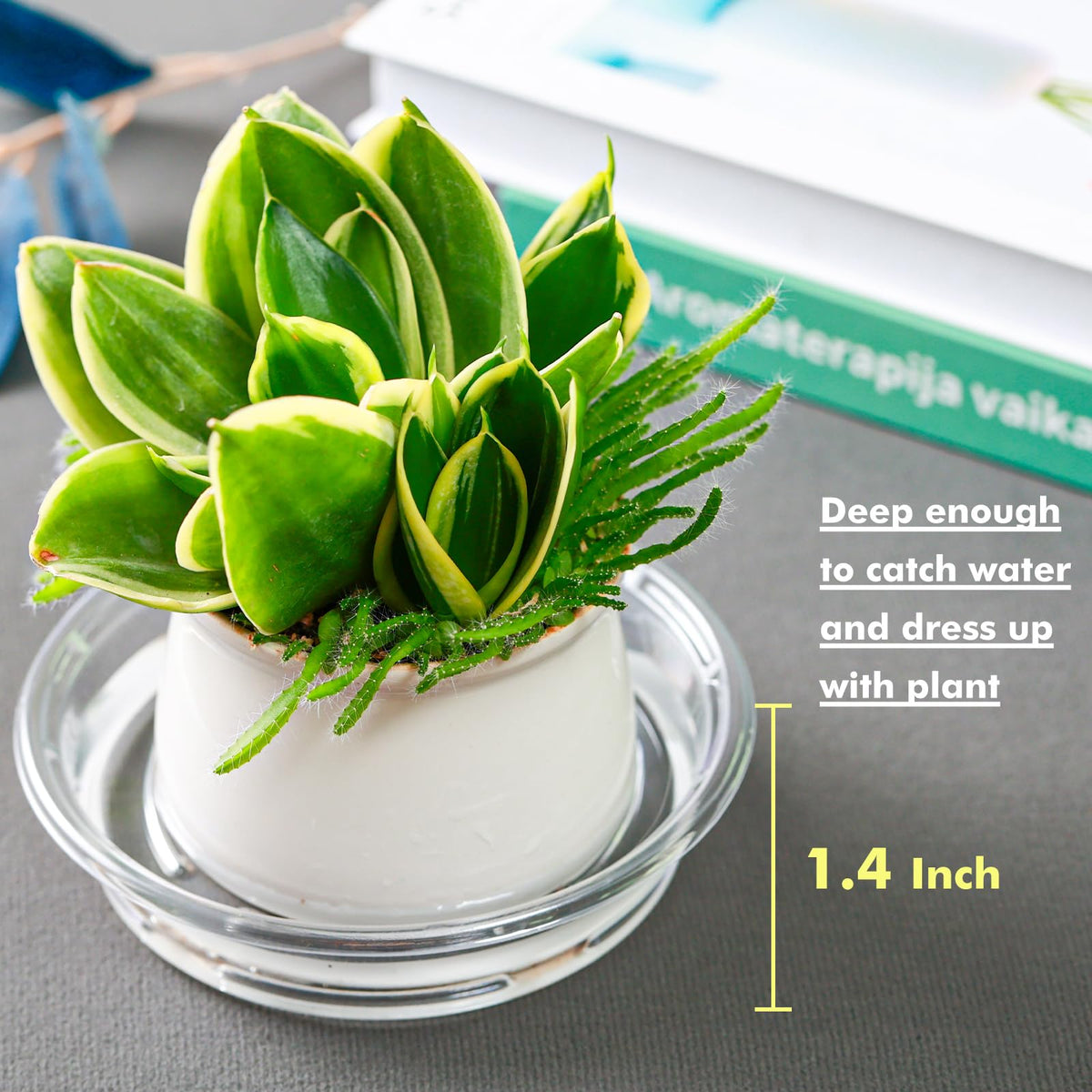 Lucpur durable lightweight plastic resists leaks and is easy to clean.