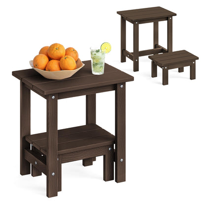 LUE BONA outdoor side table hero for patio spaces and compact storage.