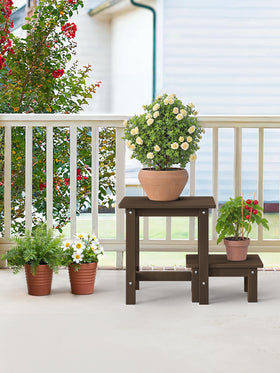 LUE BONA weather-resistant HDPS finish resists fading in sun and rain.