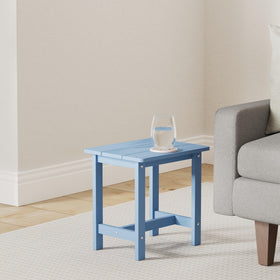 LUE BONA HDPS small outdoor table complements patio seating and resists weathering