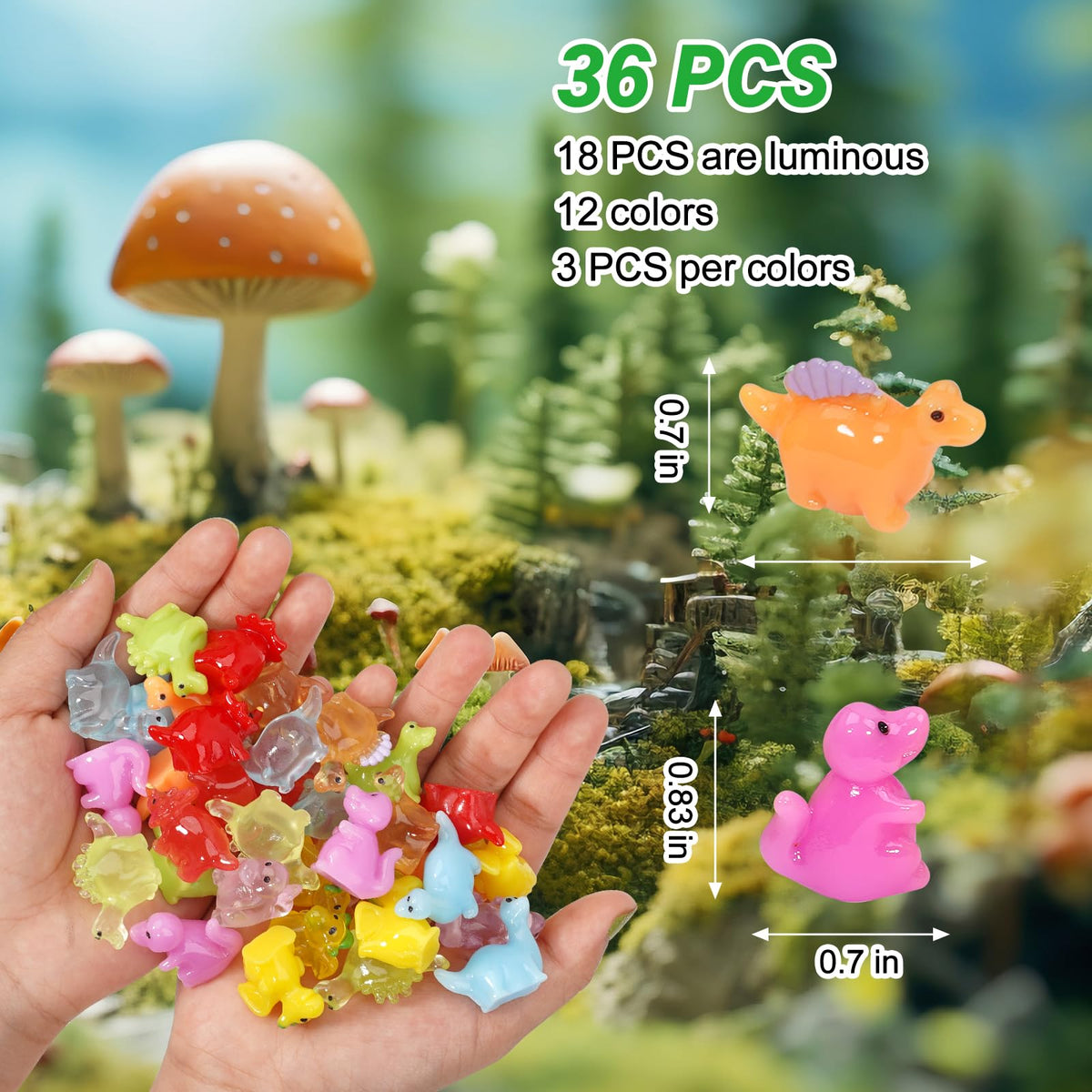 Lugailly mini dinosaur closeup detailed resin figures enhance realism in dioramas.