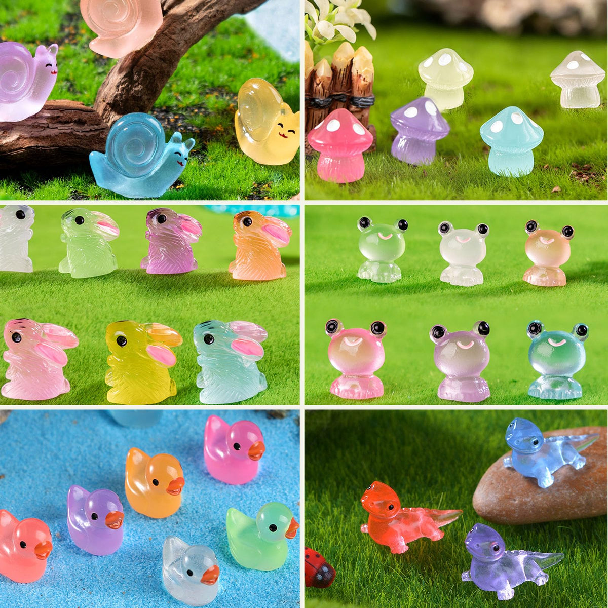 Lugailly mushrooms glow, ideal for micro gardens and fairy scenes