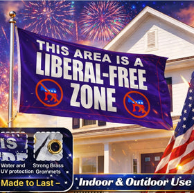 LUIVU indoor flag banner adds bold room decor