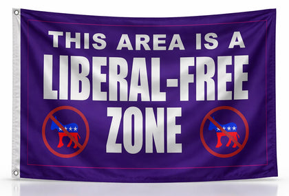 LUIVU liberal zone flag in a dorm room for personal expression
