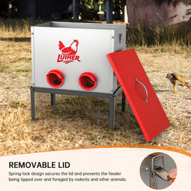 LUIHER dust-proof design reduces contamination and waste during outdoor use
