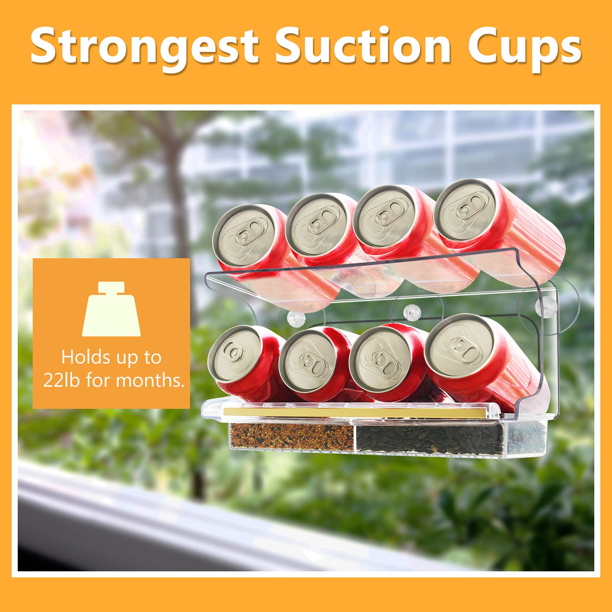 LUJII polycarbonate one-piece construction for durable, long-lasting use