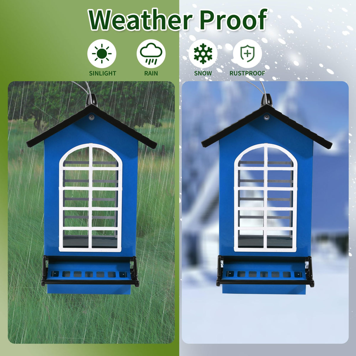 LUKCOZMO transparent window lets you monitor seed levels at a glance.