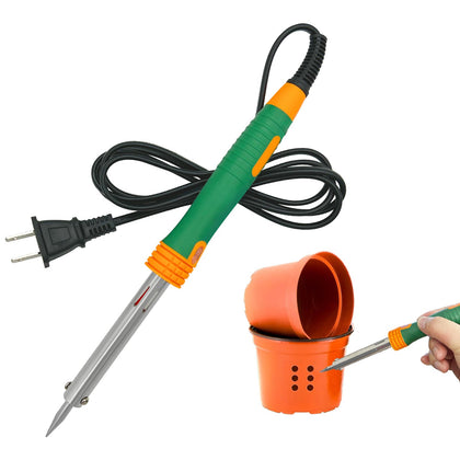 LUKHMELF pot punch creates drainage holes for healthy plant pots.