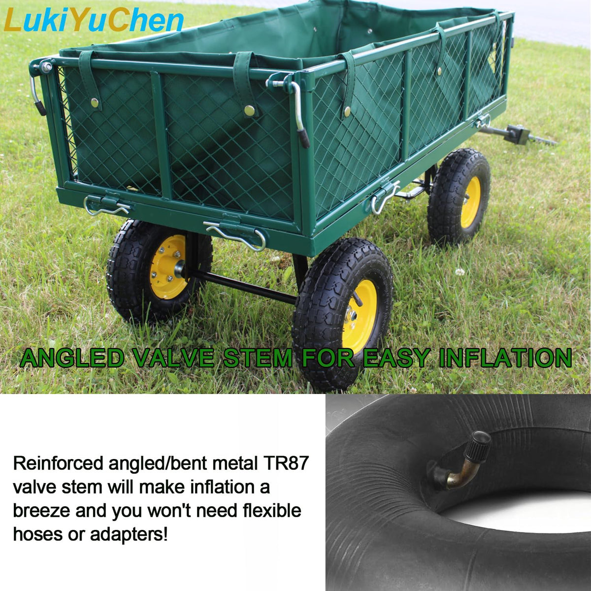 LukiYuChen garden cart inner tube keeps yard work moving smoothly.