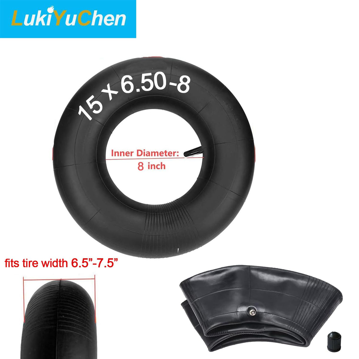 LukiYuChen garden tractor inner-tube for garden carts and wheelbarrows.