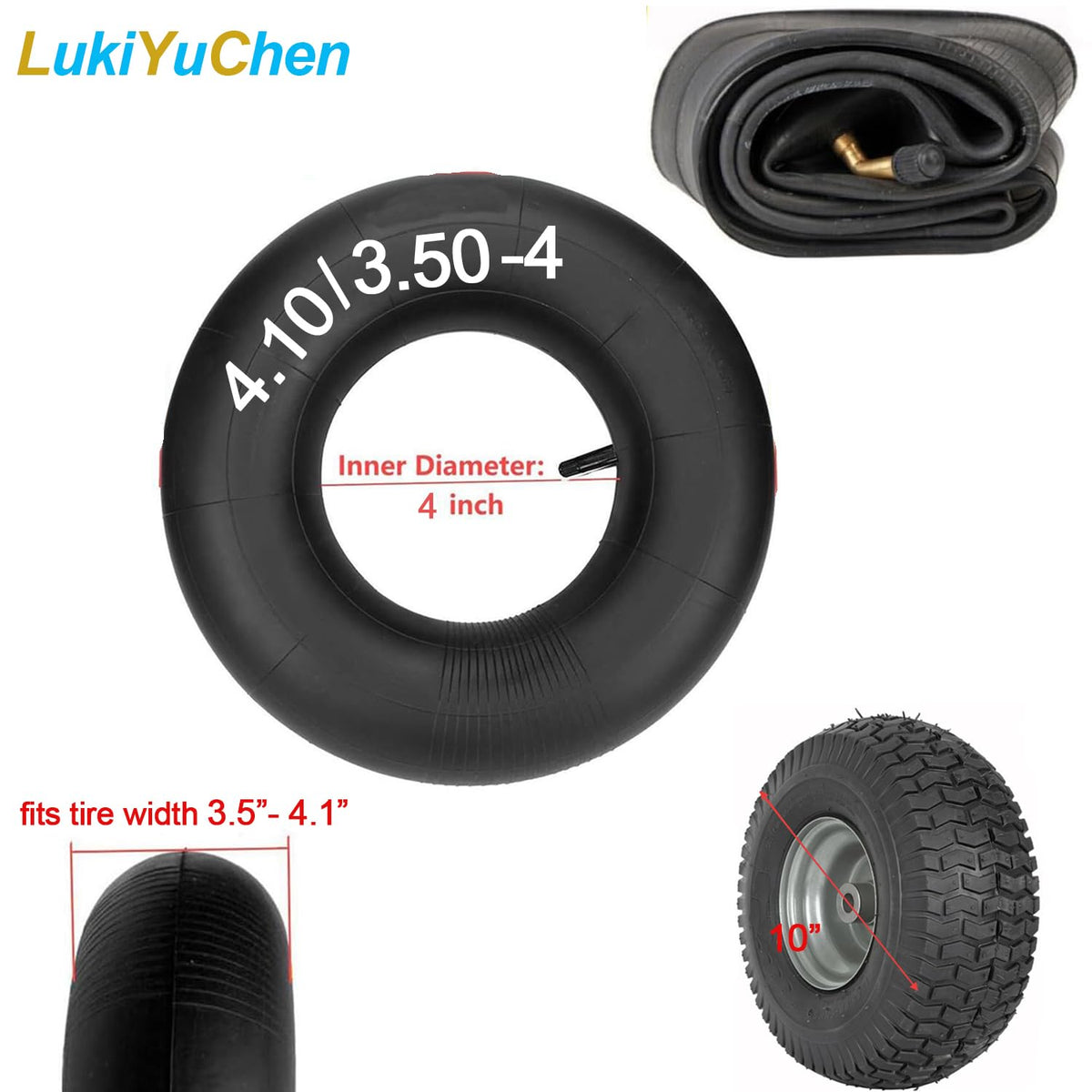 LukiYuChen hand truck inner tube provides solid performance on rugged surfaces.