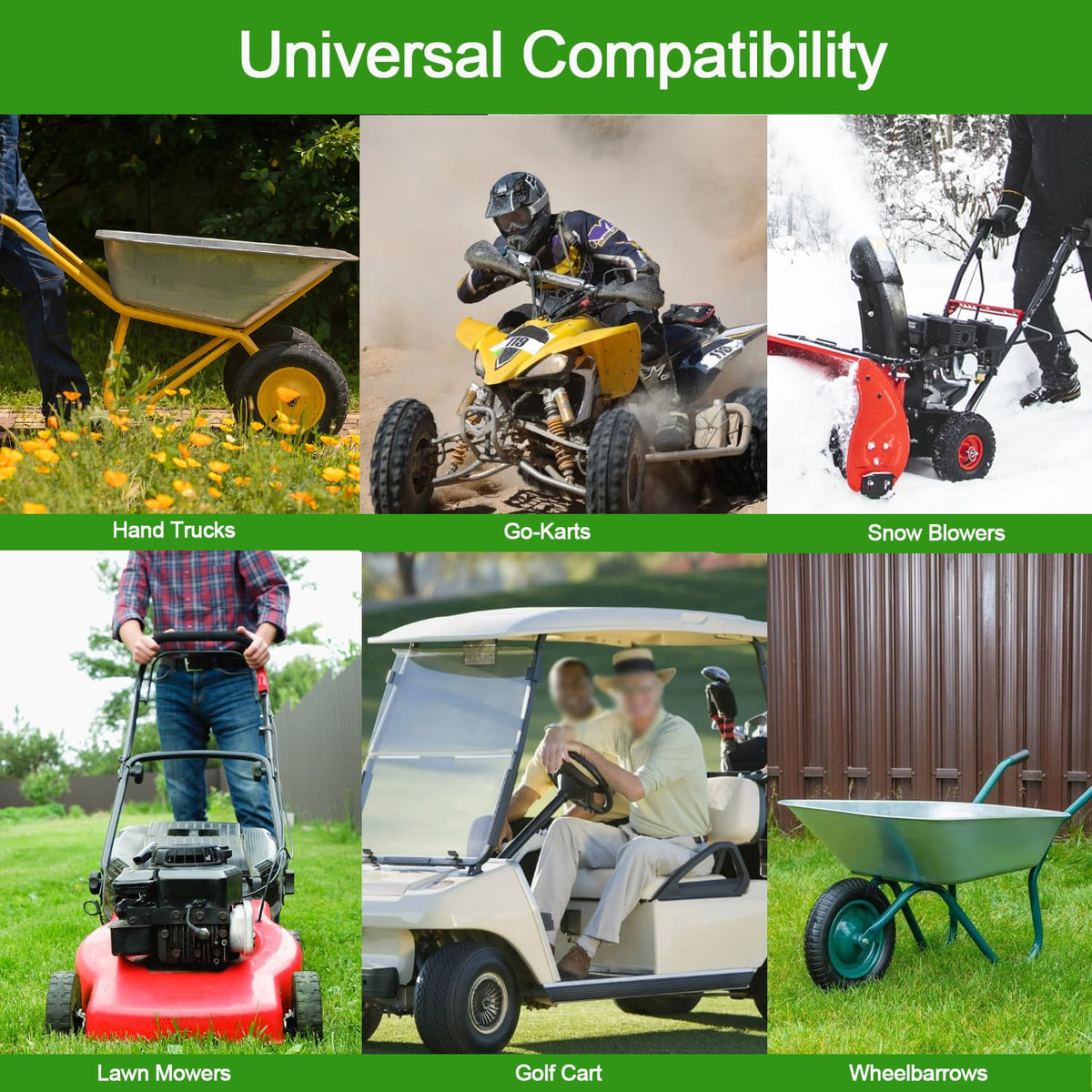 LukiYuChen heavy-duty rubber inner-tube for farm and yard tasks.