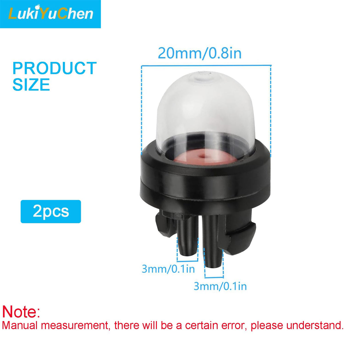 LukiYuChen trimmer primer bulb, easy snap-in replacement for smooth operation