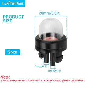 LukiYuChen trimmer primer bulb, easy snap-in replacement for smooth operation