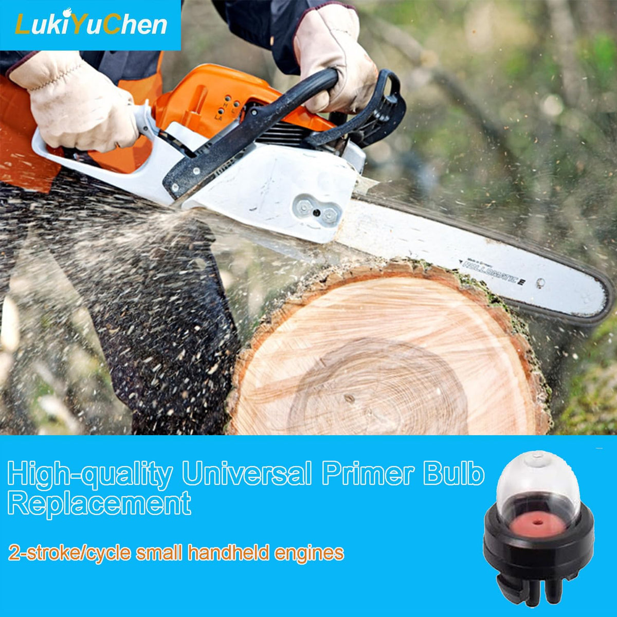 LukiYuChen replacement primer bulb for Husqvarna and Poulan compatibility