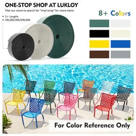 LukLoy straps heat-soften in boiling water for easy threading