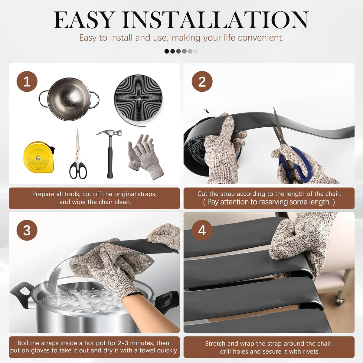 LukLoy kit supports long-lasting repairs on lawn chairs and swings