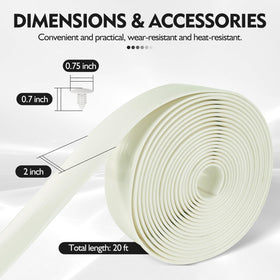LukLoy UV-inhibited vinyl material for long outdoor life.
