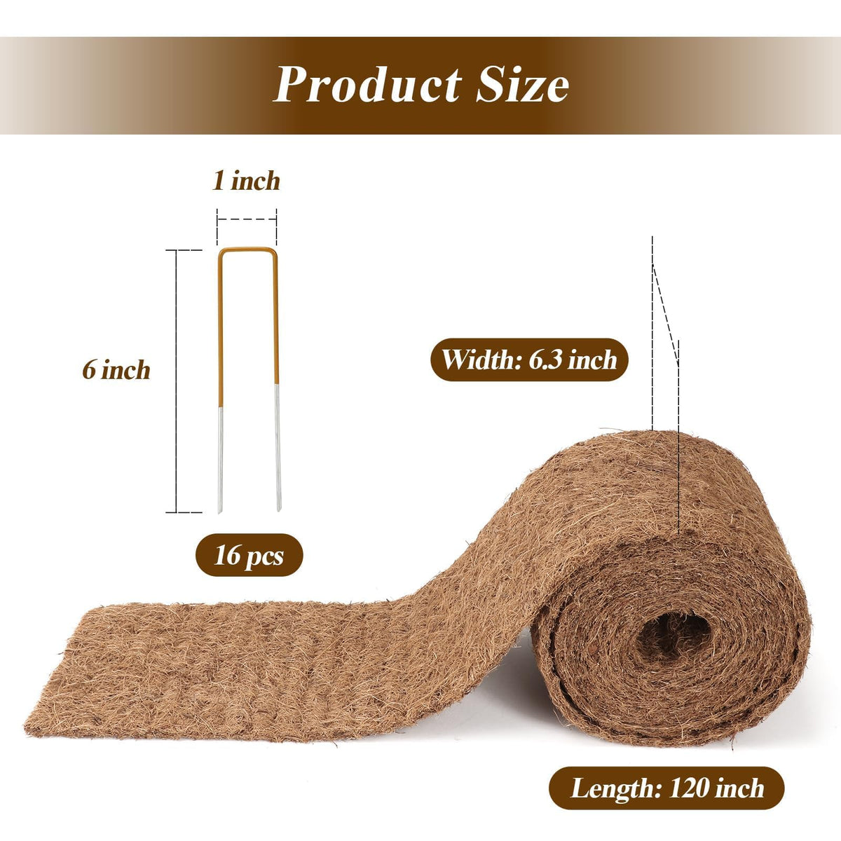 LukLoy breathable coconut liner with water-permeable design for roots.