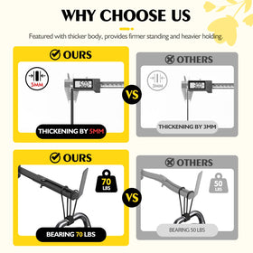 LukLoy brackets include two screw types for versatile installation