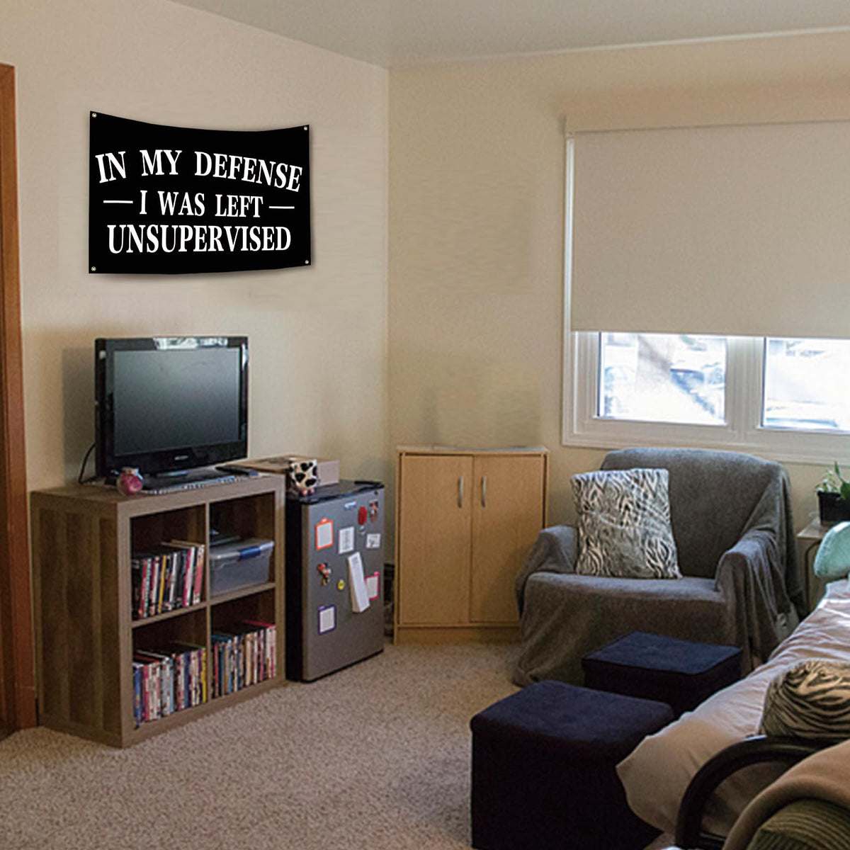 Lulkick flag with brass grommets and reinforced edges for easy hanging