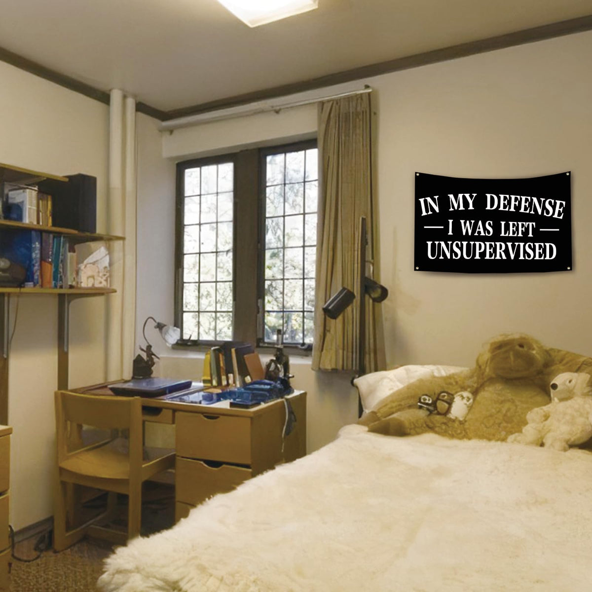 Lulkick durable dorm wall banner ideal for indoor spaces