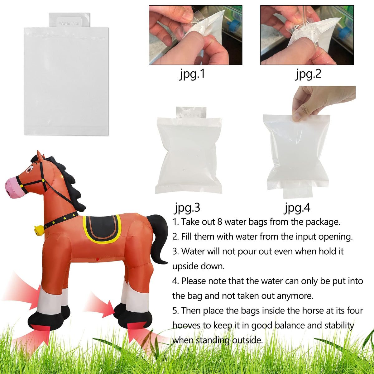Lulu Home anti-wind design uses water bags to stabilize in breezy conditions.