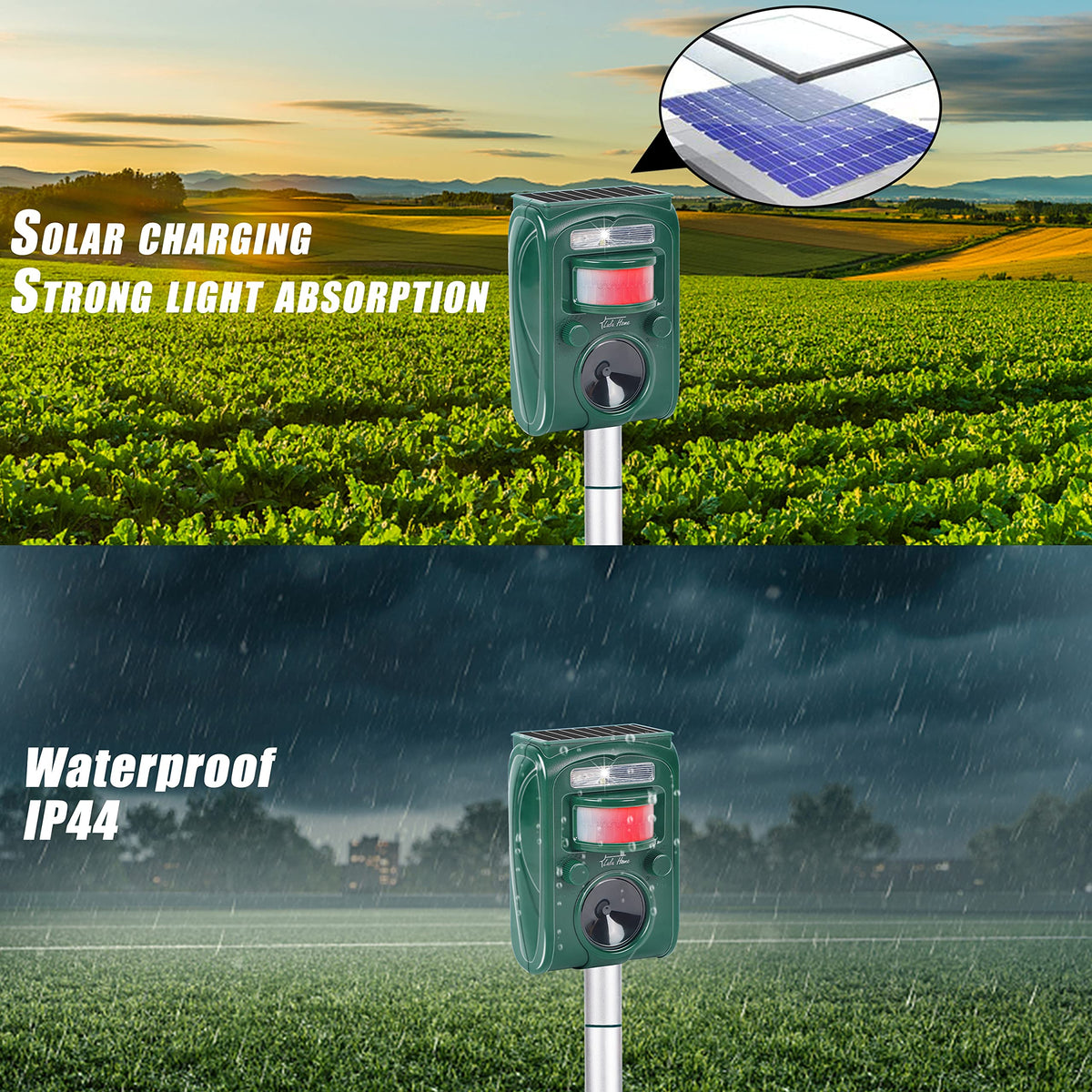 Lulu Home Weatherproof exterior guards the garden from pests