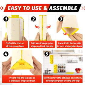 LULUCATCH fly trap garage wall mount for barn pests.