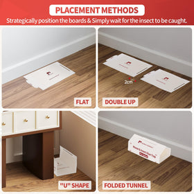 LULUCATCH foldable design provides versatile placement against a range of pests.