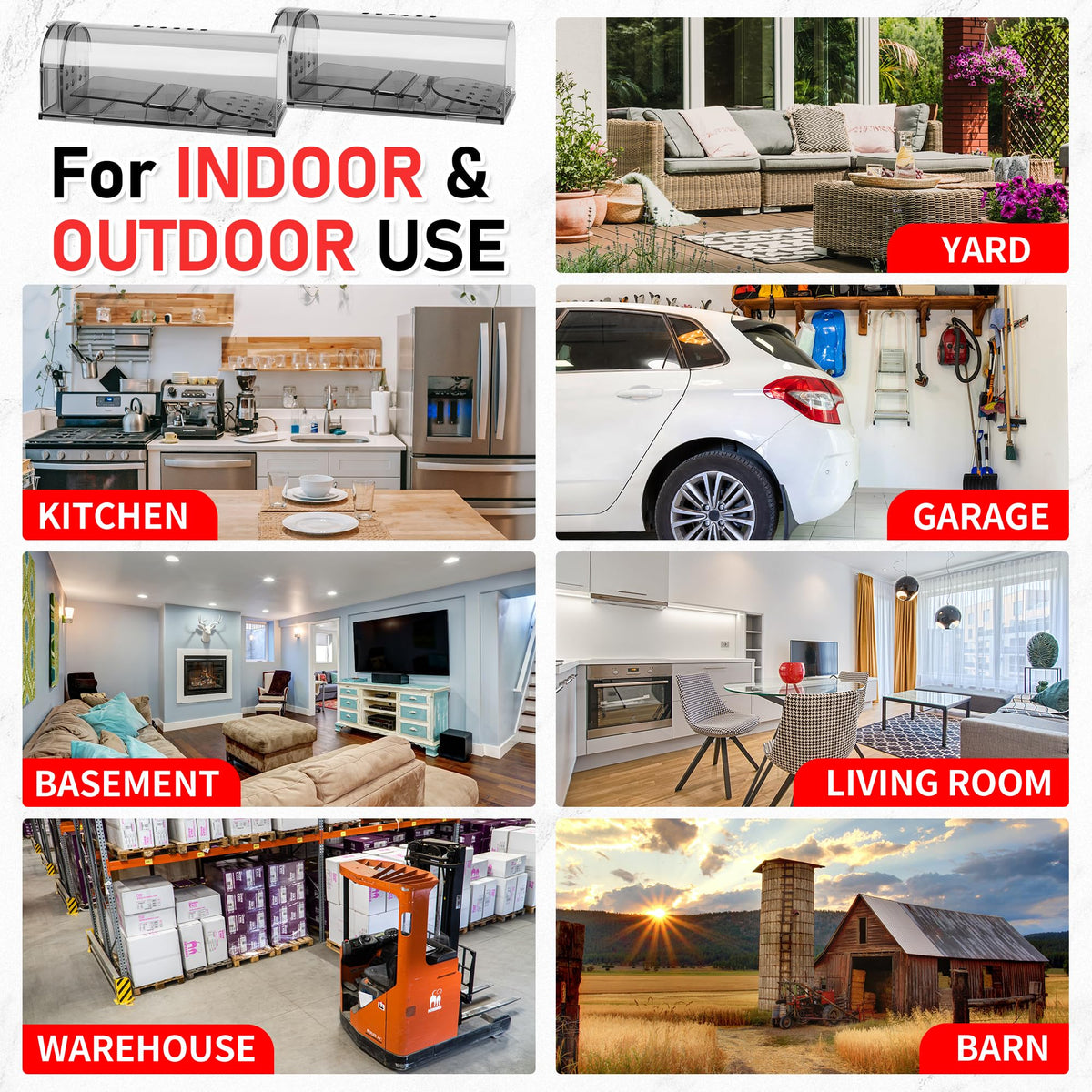 LULUCATCH pet-safe-rodent-control helps keep homes safer around children and pets.