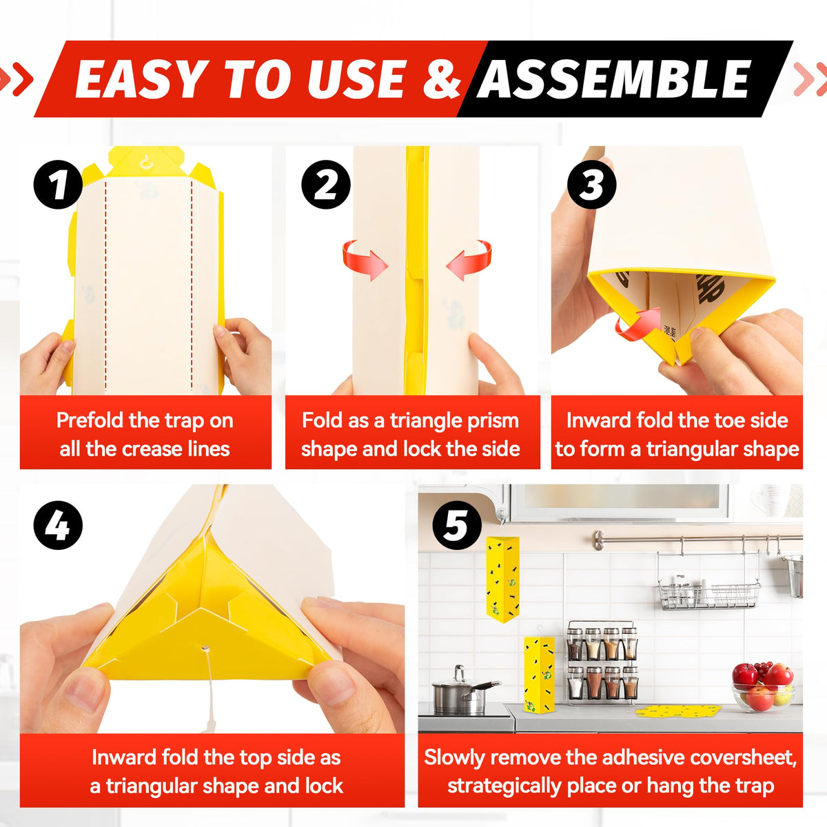 LULUCATCH indoor-use-friendly traps shown in garages and greenhouses