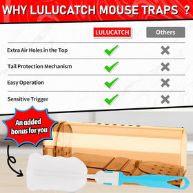 LULUCATCH traps placed in kitchen or garage for versatile use