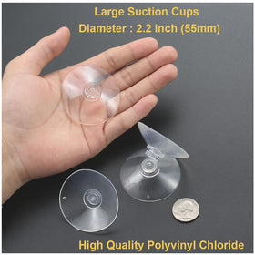 LuluEasy clear suction cups on car windows resisting temperature changes