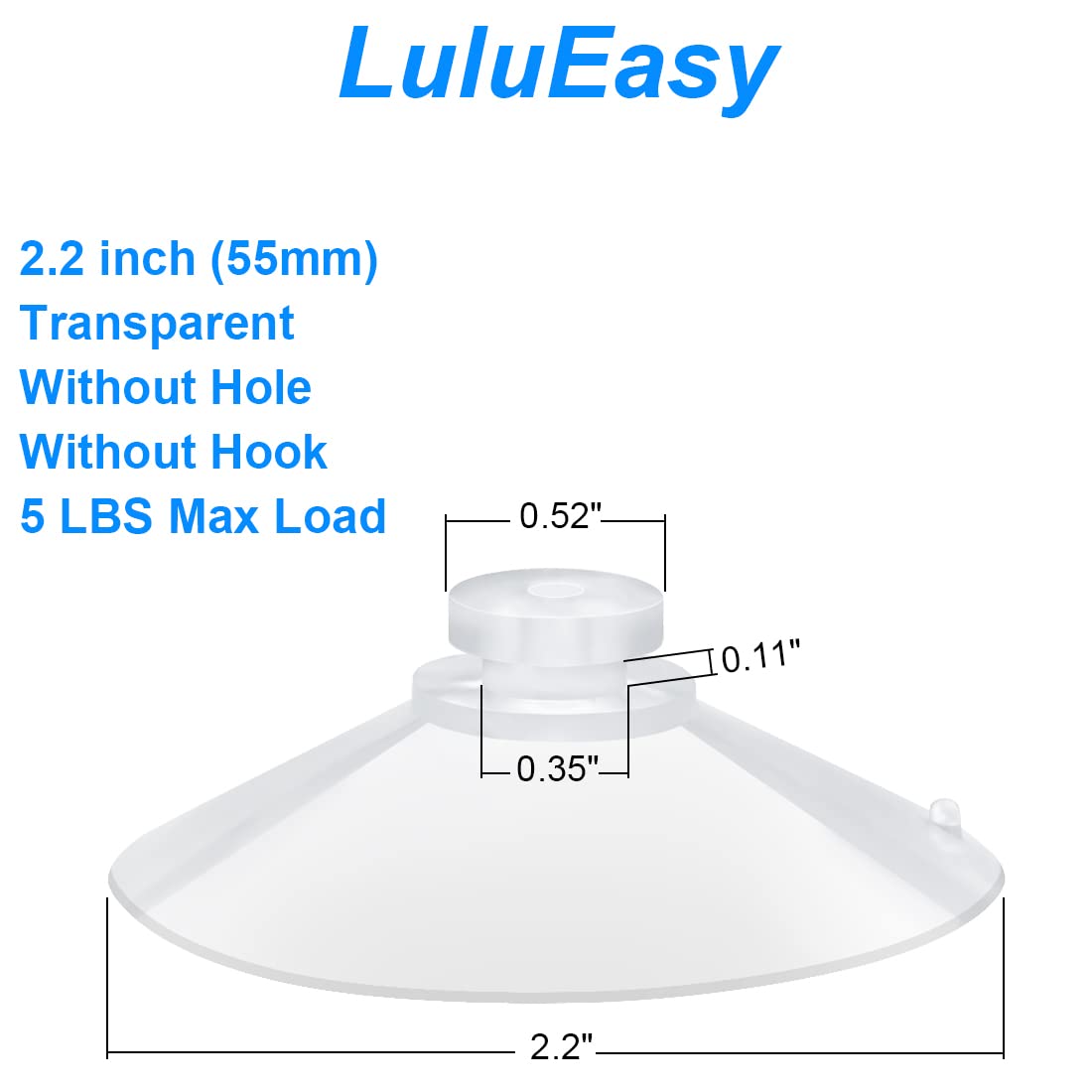 LuluEasy heavy-duty suction cups used in kitchen or bathroom organization