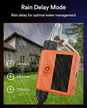 Lumary timer controlled via app and Alexa for convenient watering