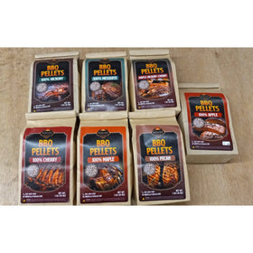 Lumber Jack Maple-Hickory-Cherry blend pellet bag adds multi-layered smoke to many meals