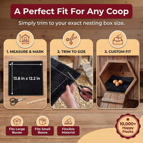 LUMERAM food-grade silicone nests promote easy cleaning and reuse.