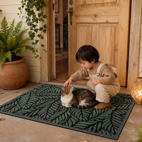 LUMI door mat placed at a porch or patio for year-round use