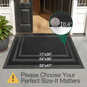 LUMI Front Door Mat 3D weave surface enhances durability and comfort.
