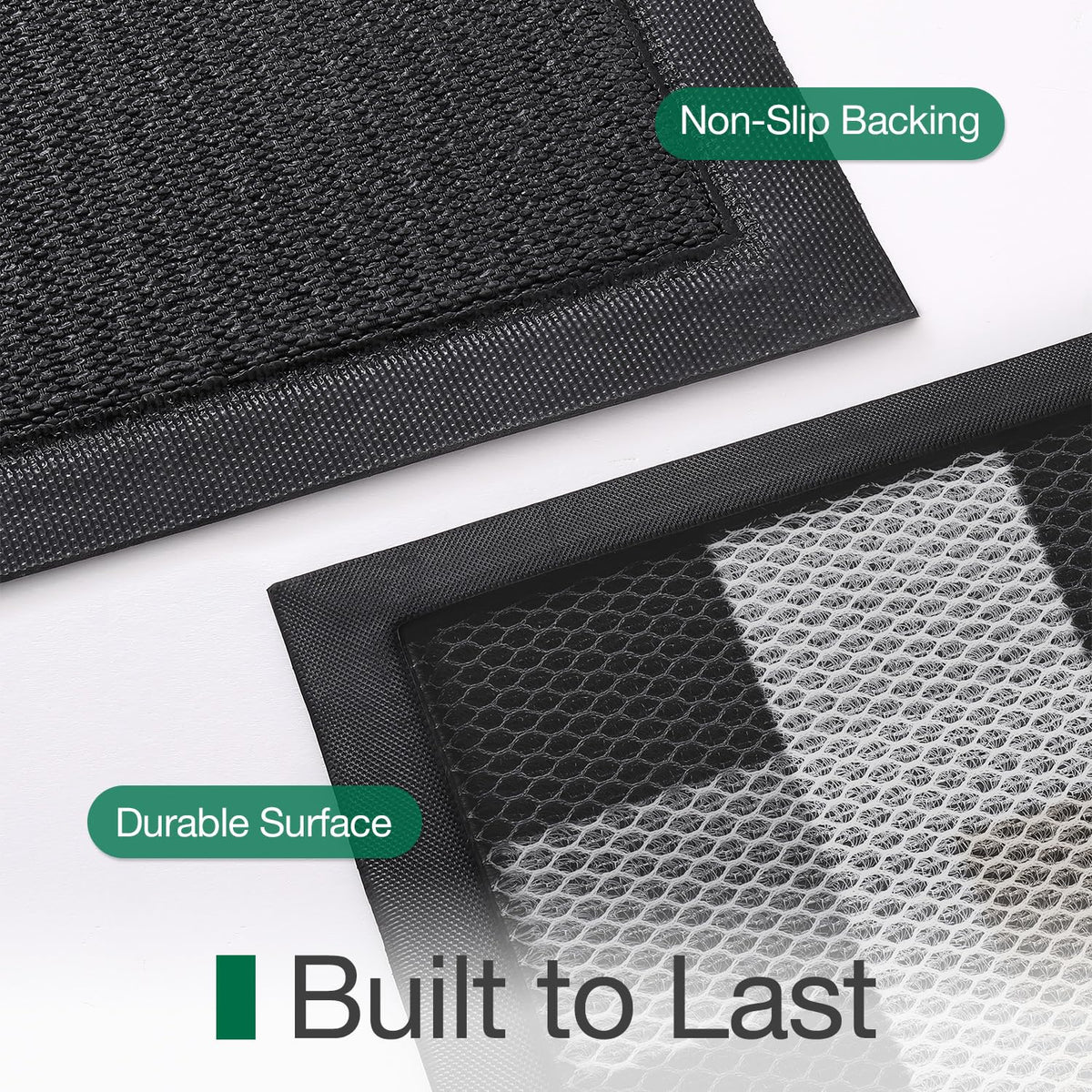 LUMI 36x59 mat keeps outdoor grime from entering living spaces.